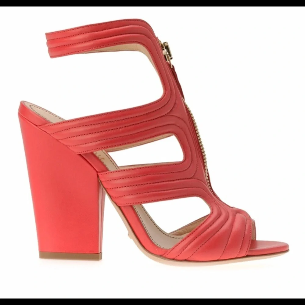 Jerome C. Rousseau Red Narms Sandal - Picture 5 of 7